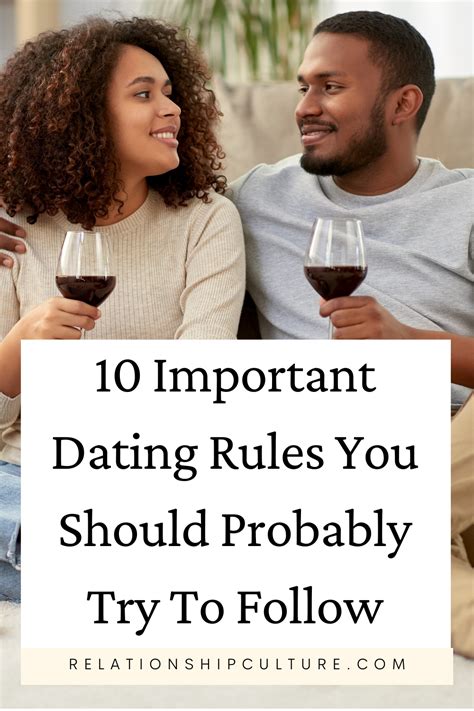 the 10 rules of dating